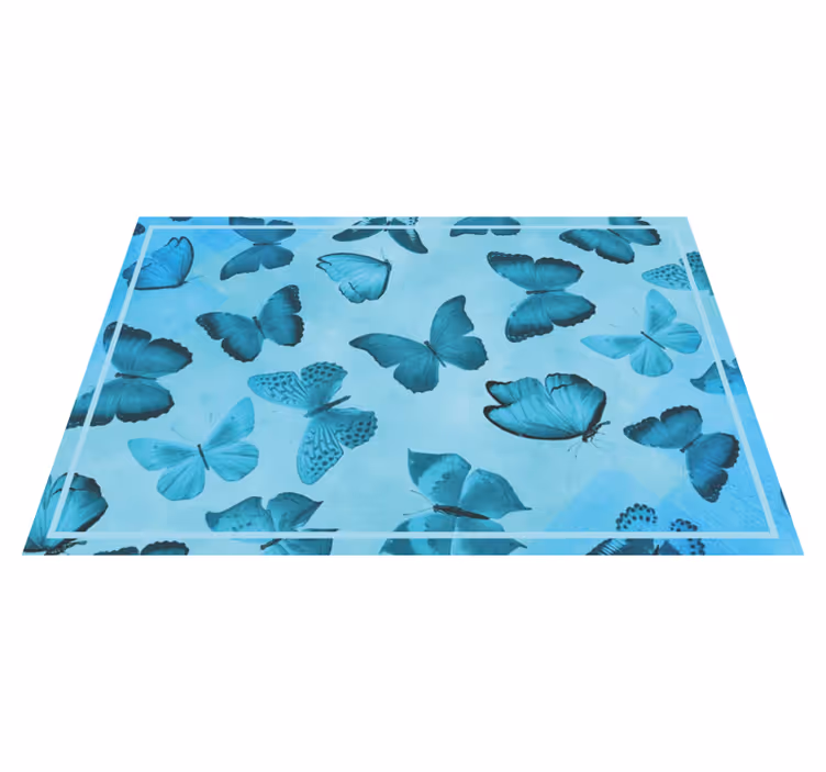 Set de table design bois thème papillon - TenStickers
