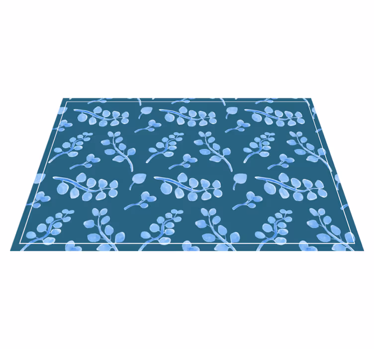 Set de table design bois motif feuille botanique - TenStickers
