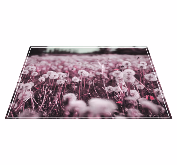 Set de table design bois raisins et pissenlits - TenStickers