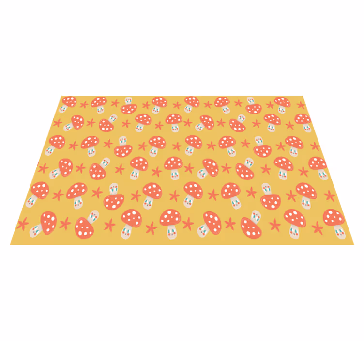 Set de table design enfant motif champignon ludique - TenStickers
