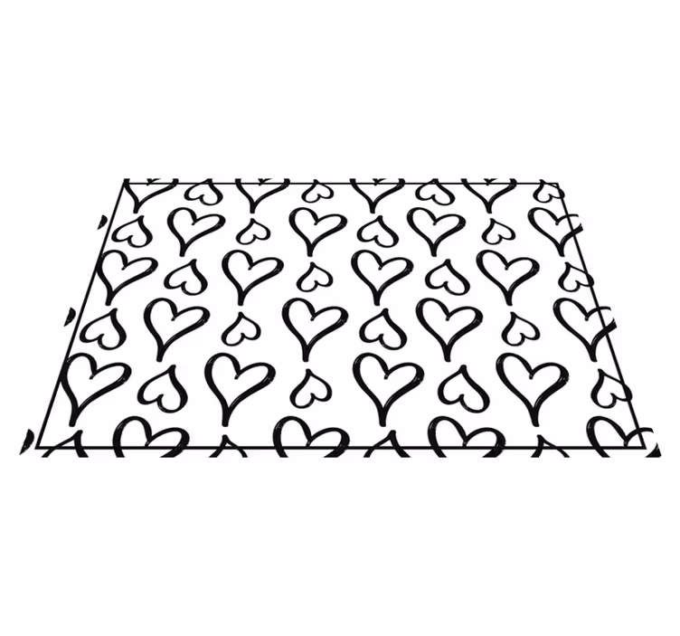 Set de table design enfant motif cœurs ludique - TenStickers