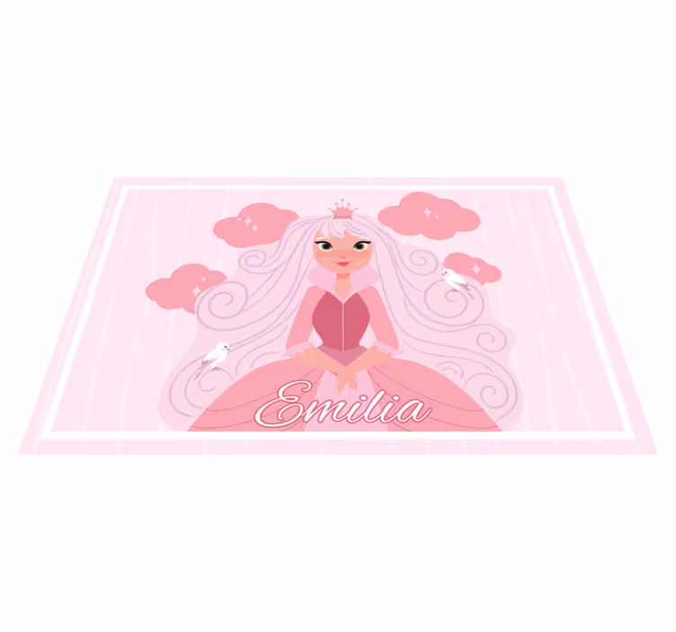 Set de table design enfant illustration de princesse - TenStickers