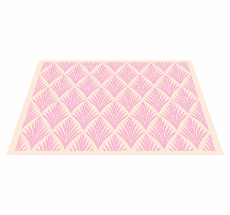 Set de table design bois motif feuilles texturé - TenStickers