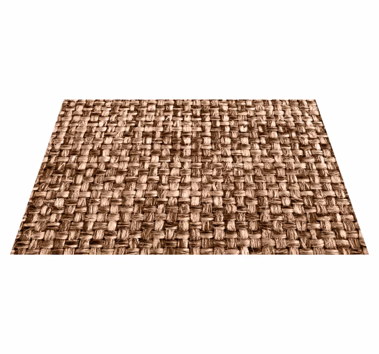 Set de table design bois tissé en fibres naturelles - TenStickers