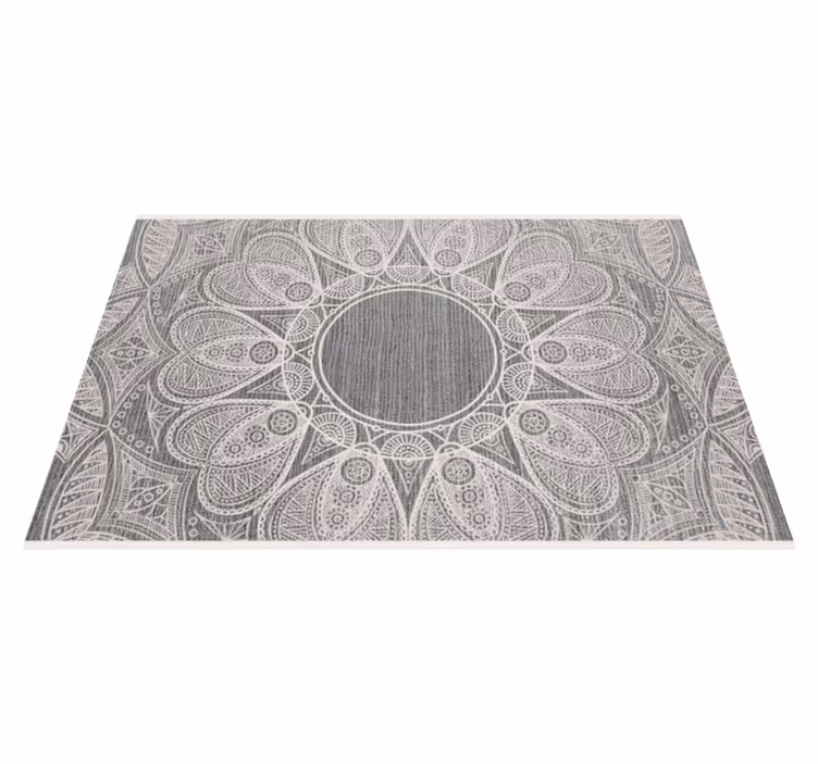 Set de table design bois motifs mandala complexes - TenStickers