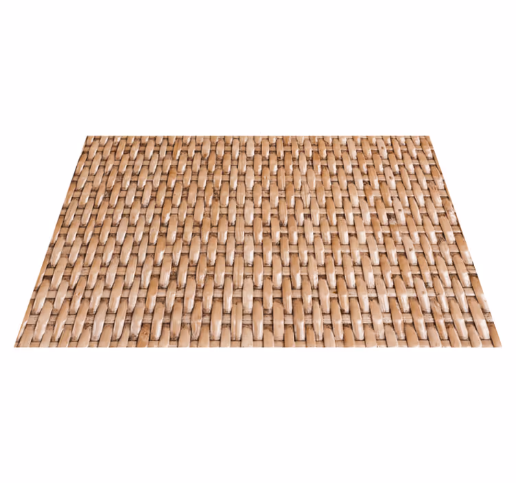 Set de table design bois surface tissée texturée - TenStickers