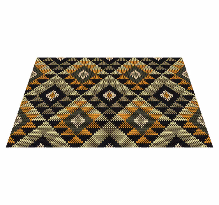 Set de table design bois motif géométrique chic - TenStickers