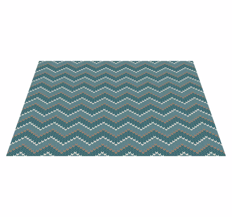 Set de table design bois motif à vagues - TenStickers