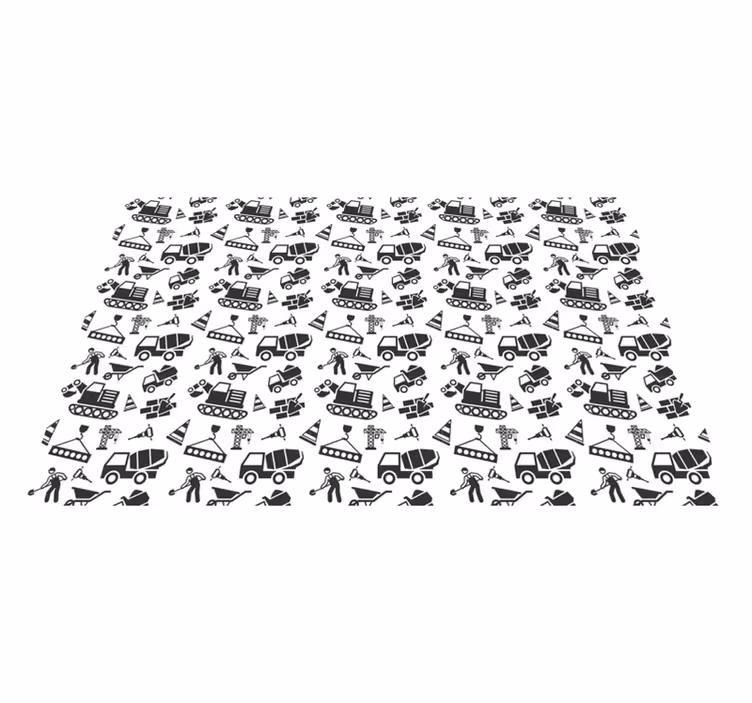 Set de table design enfant motifs de construction - TenStickers