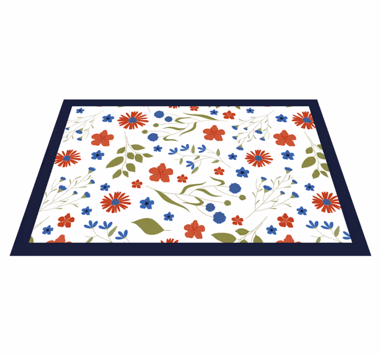 Set de table design enfant motif floral enchanté - TenStickers