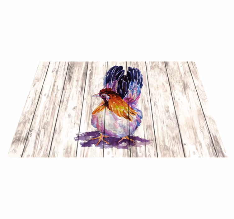 Set de table original illustration d'oiseaux colorés - TenStickers