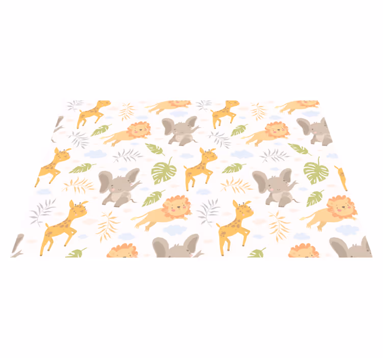 Set de table design enfant motifs créatures adorables - TenStickers