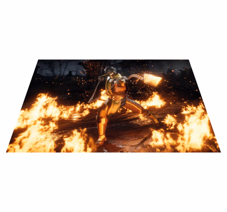 Set de table original action de personnage audacieux - TenStickers