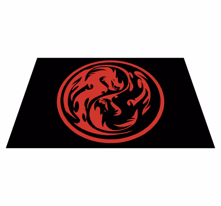 Set de table original motif emblème dragon - TenStickers