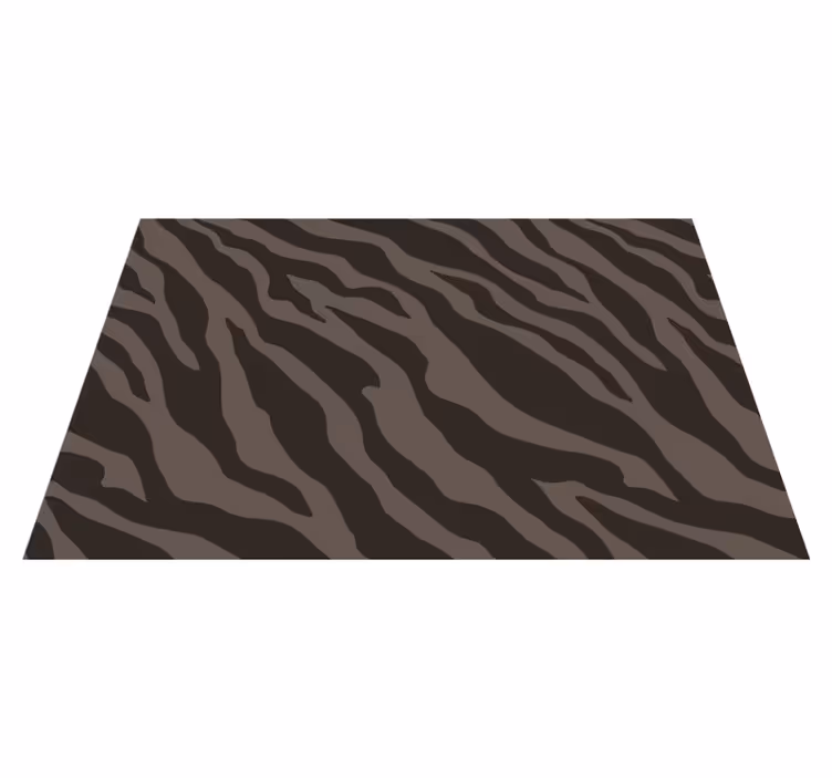 Set de table design bois surface rayée zèbre - TenStickers