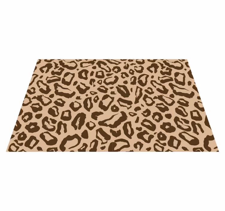Set de table design bois style imprimé léopard - TenStickers