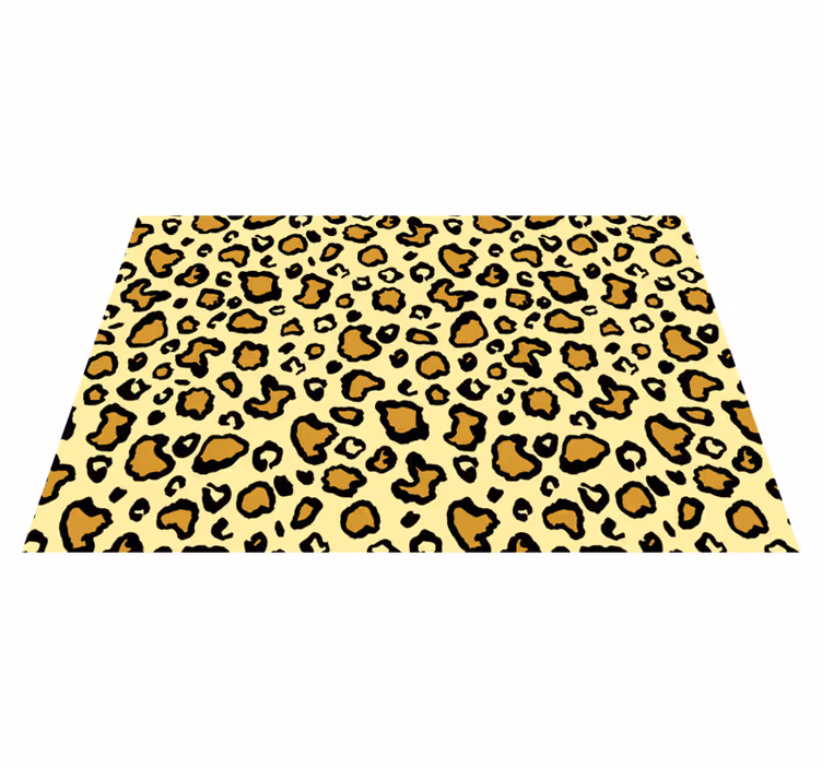 Set de table original motif peau de léopard - TenStickers