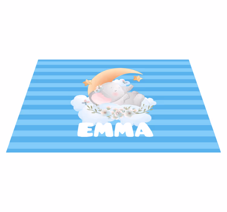 Set de table design enfant Élégant design éléphant - TenStickers