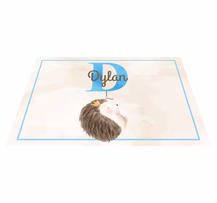 Set de table design enfant hérisson mignon - TenStickers