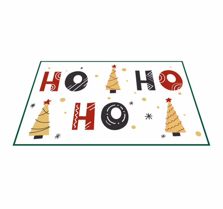 Set de table noël motif arbre de noël - TenStickers