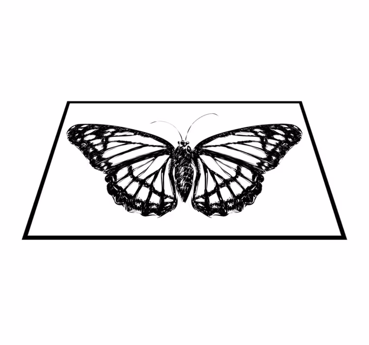 Set de table original illustration de papillons élégants - TenStickers