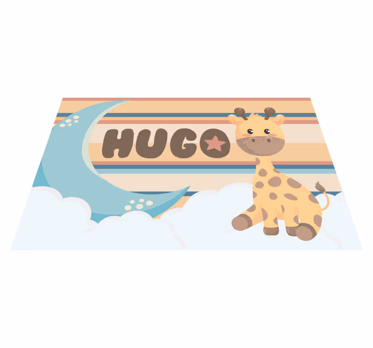 Set de table design enfant giraffe adorable - TenStickers
