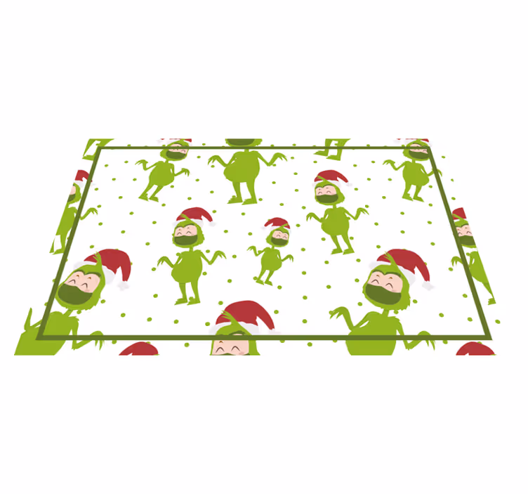 Set de table noël personnages joyeux du grinch - TenStickers