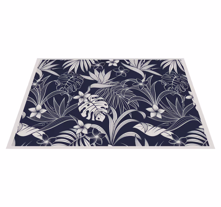 Set de table design élégant imprimé floral tropical - TenStickers