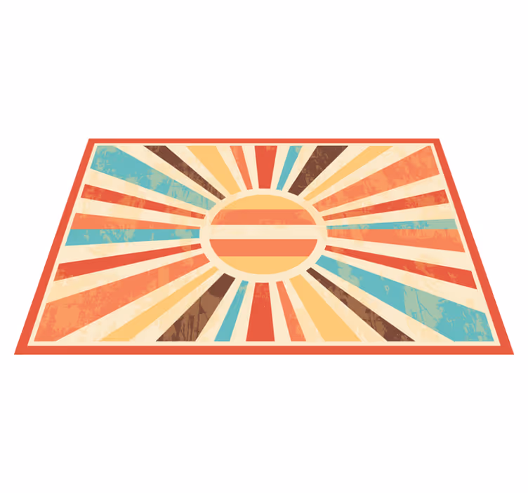 Set de table moderne motif soleil éclatant - TenStickers