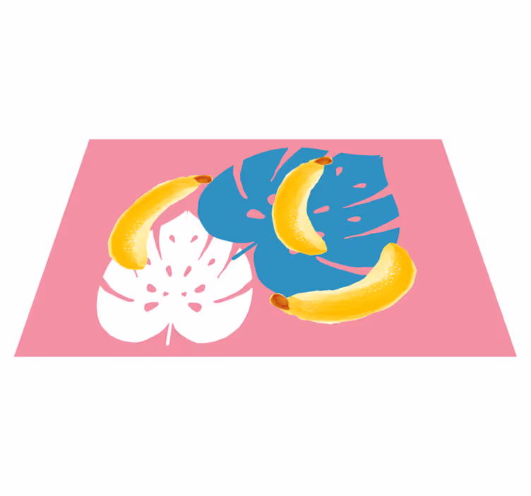 Set de table design enfant motif banane tropicale - TenStickers