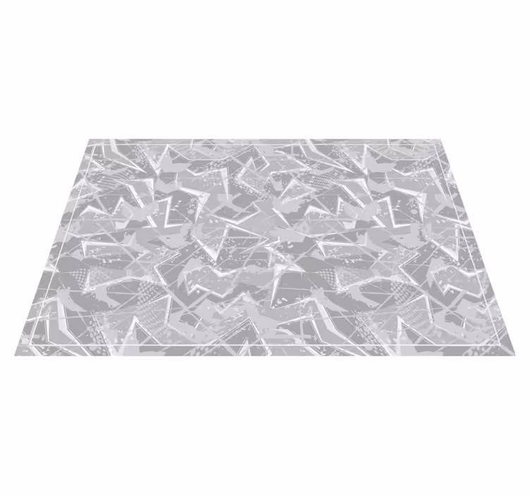 Set de table design bois formes géométriques abstraites - TenStickers