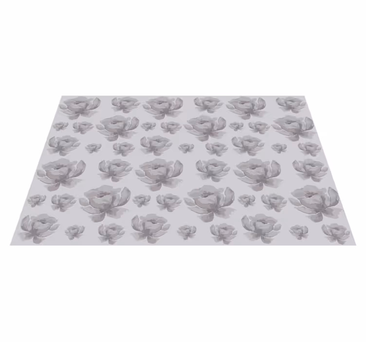 Set de table design bois motif floral - TenStickers