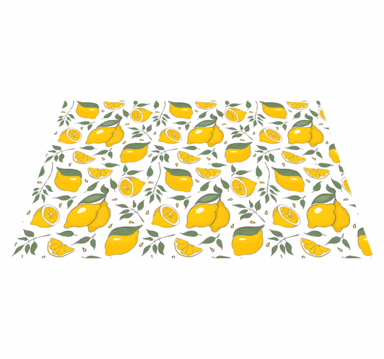 Set de table original motif citron vif - TenStickers