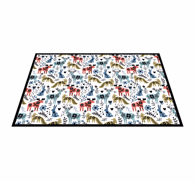 Set de table design enfant motif animalier ludique - TenStickers