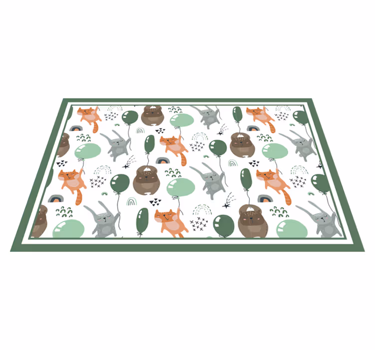 Set de table design enfant motifs animaux ludiques - TenStickers