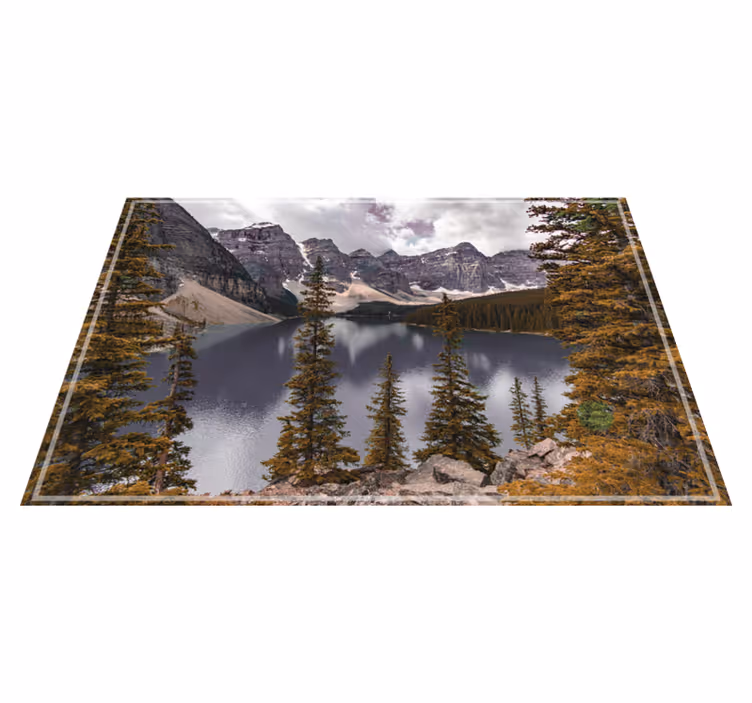 Set de table original photographie forêt canadienne - TenStickers