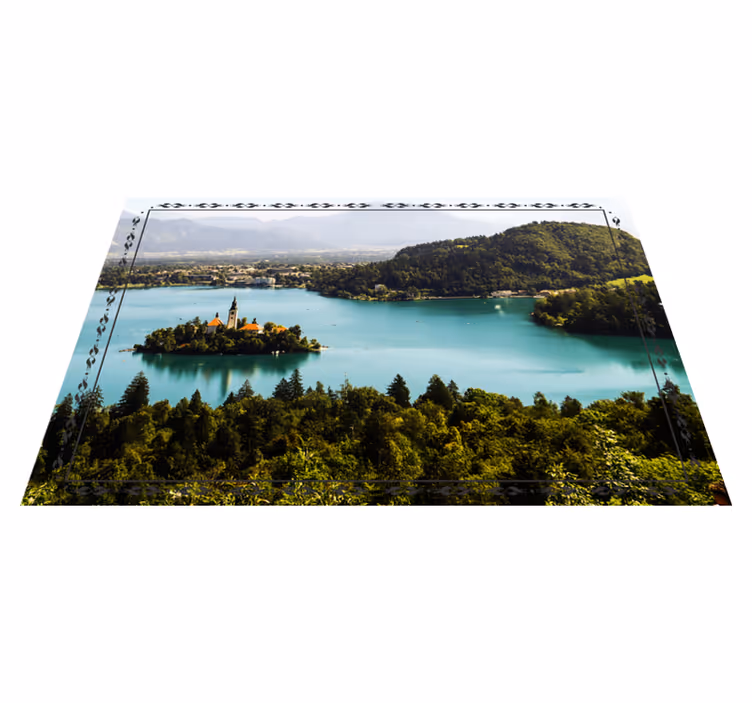 Set de table Photo esthétique lac en Slovénie - TenStickers