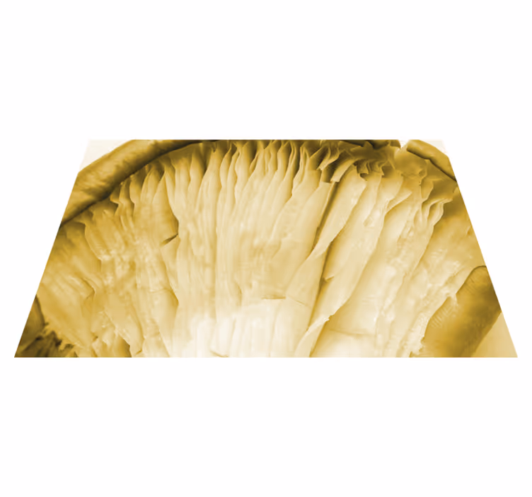Set de table design bois feuilles courbées - TenStickers