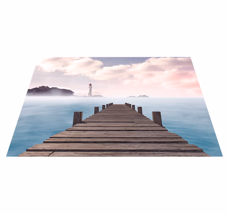 Set de table moderne chemin de quai serein - TenStickers