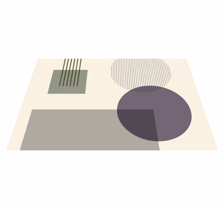 Set de table moderne motif de formes géométriques - TenStickers