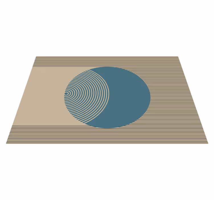 Set de table moderne motif circulaire géométrique - TenStickers