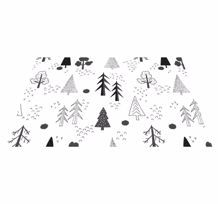 Set de table design bois motif inspiré de la nature - TenStickers