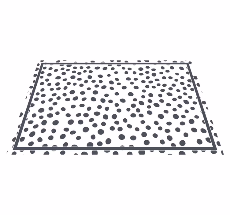 Set de table design bois style pois - TenStickers