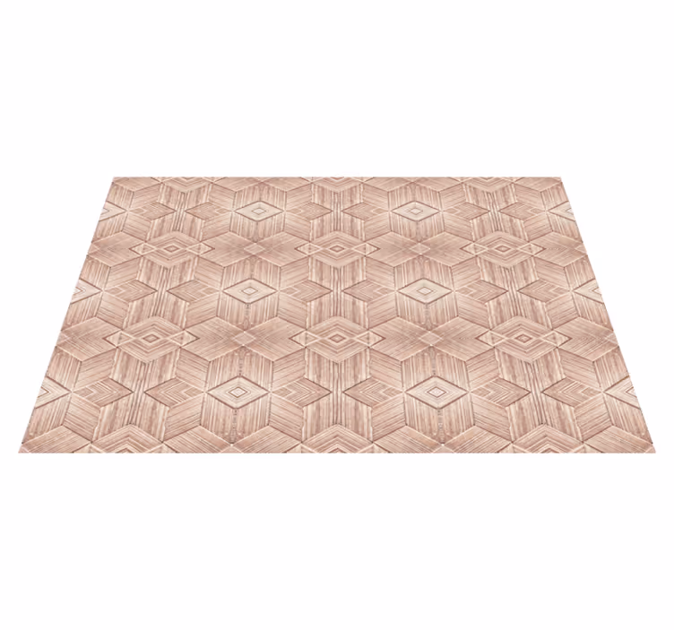 Set de table design bois motif géométrique bois - TenStickers