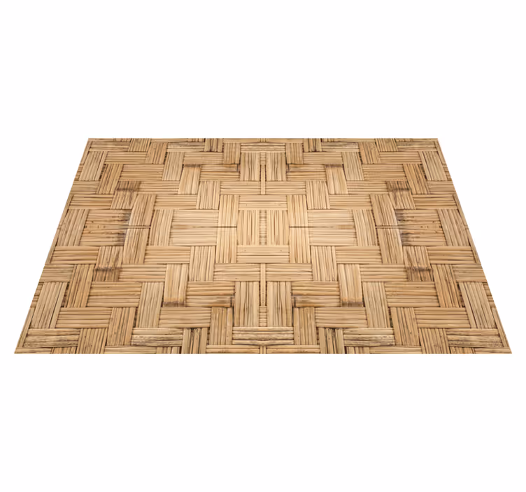Set de table design bois surface en bambou tressé - TenStickers