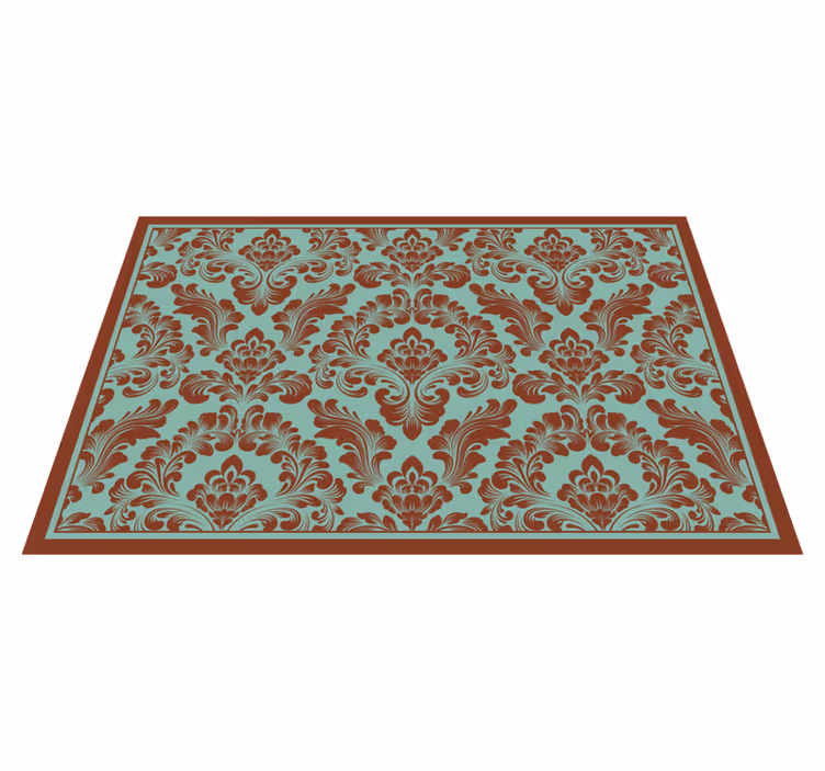 Set de table design bois concept floral élégant - TenStickers