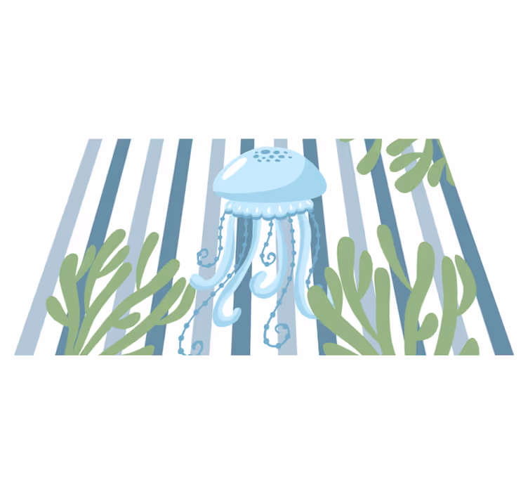 Set de table original scène sous-marine de méduses - TenStickers