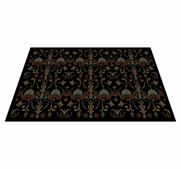 Set de table design bois finition texturée florale - TenStickers