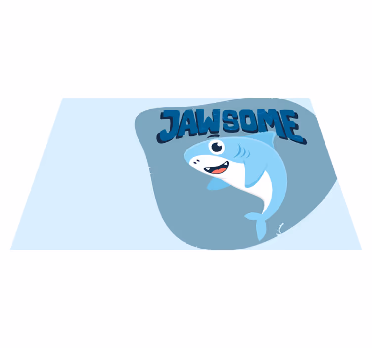 Set de table design enfant requin joyeux - TenStickers