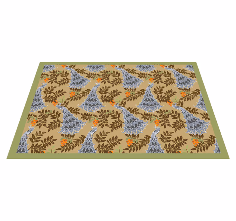 Set de table design motif floral - TenStickers